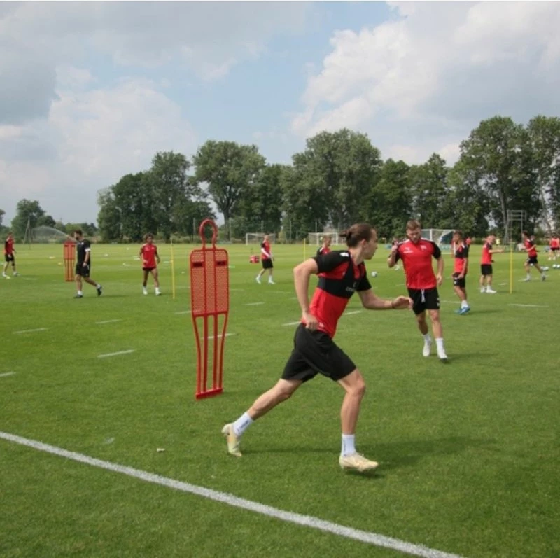 Mur futbolli Yakima PRO 180cm, portokalli