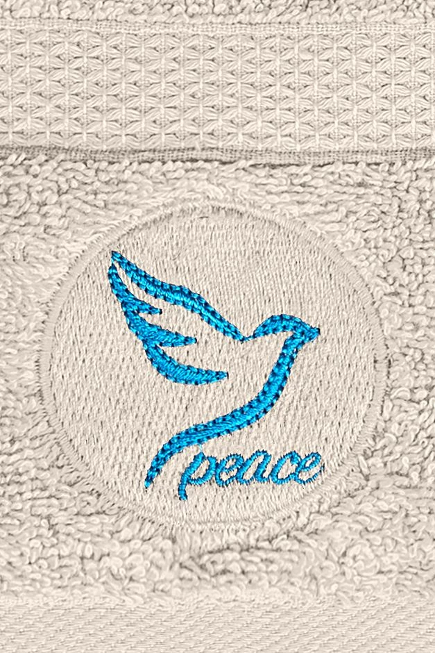 Peshqir duarsh Mijolnir, Peace, bezhë, 50x90cm