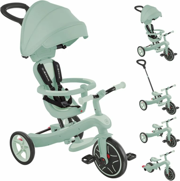 Tricikll 4n1 për fëmijë Globber Explorer Trike 637-505, ECOLOGIC