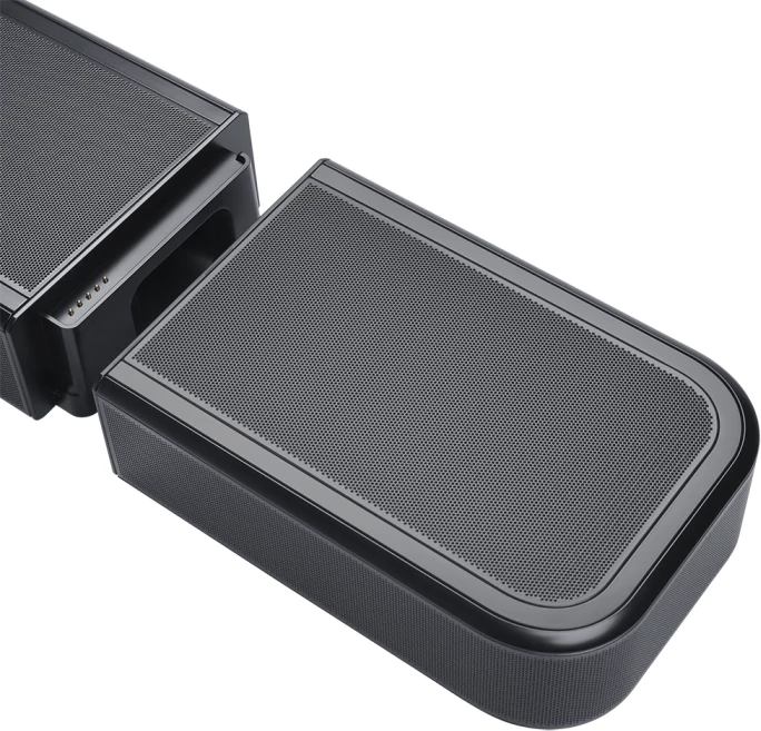 Soundbar JBL BAR 1300 MK2 2470W me subwoofer 8\" dhe altoparlantë rrethues wireless të shkëputshëm (set), i zi
