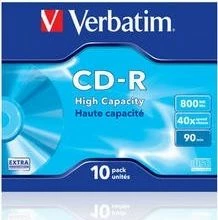 CD-R Verbatim 43428 800 MB 40x, 10 copë