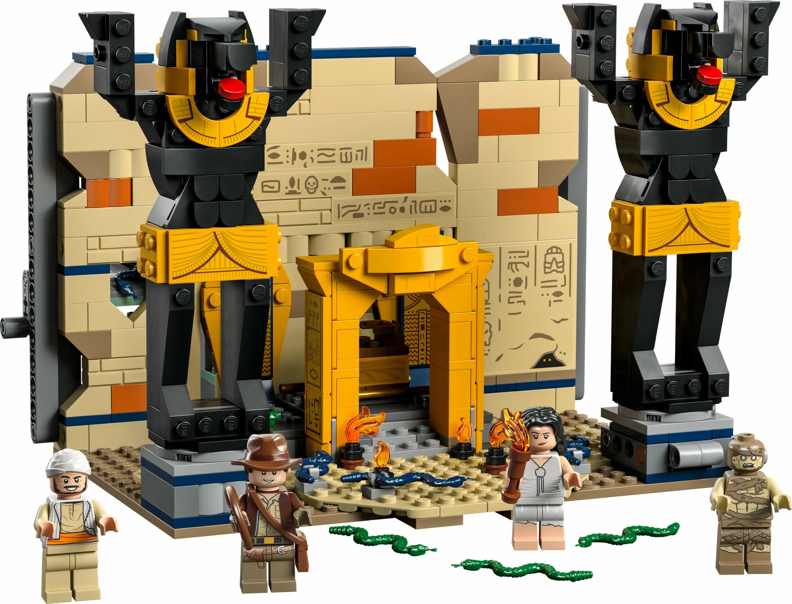 Set ndërtimi LEGO Indiana Jones 77013, Escape from the Lost Tomb, shumëngjyrësh