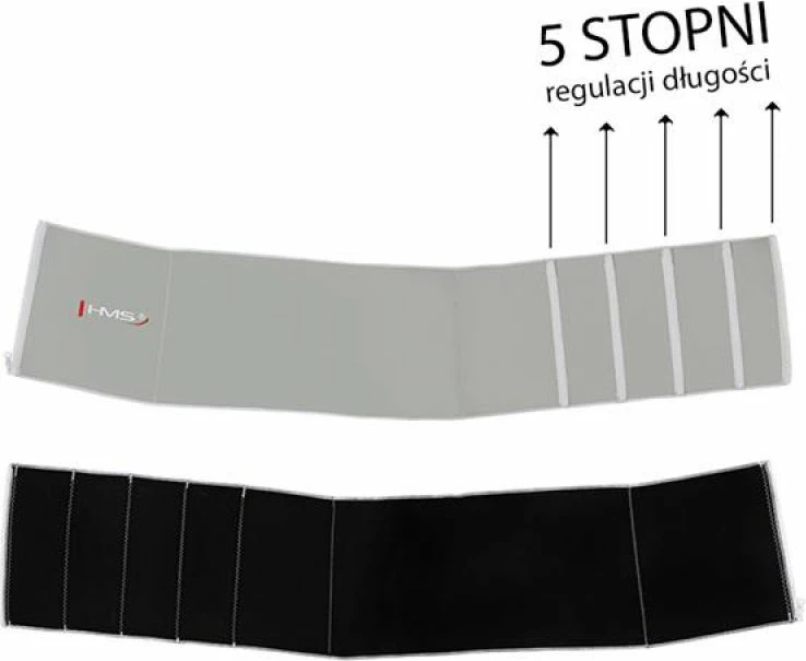 Rrip dobësimi për meshkuj/femra HMS, i zi/gri