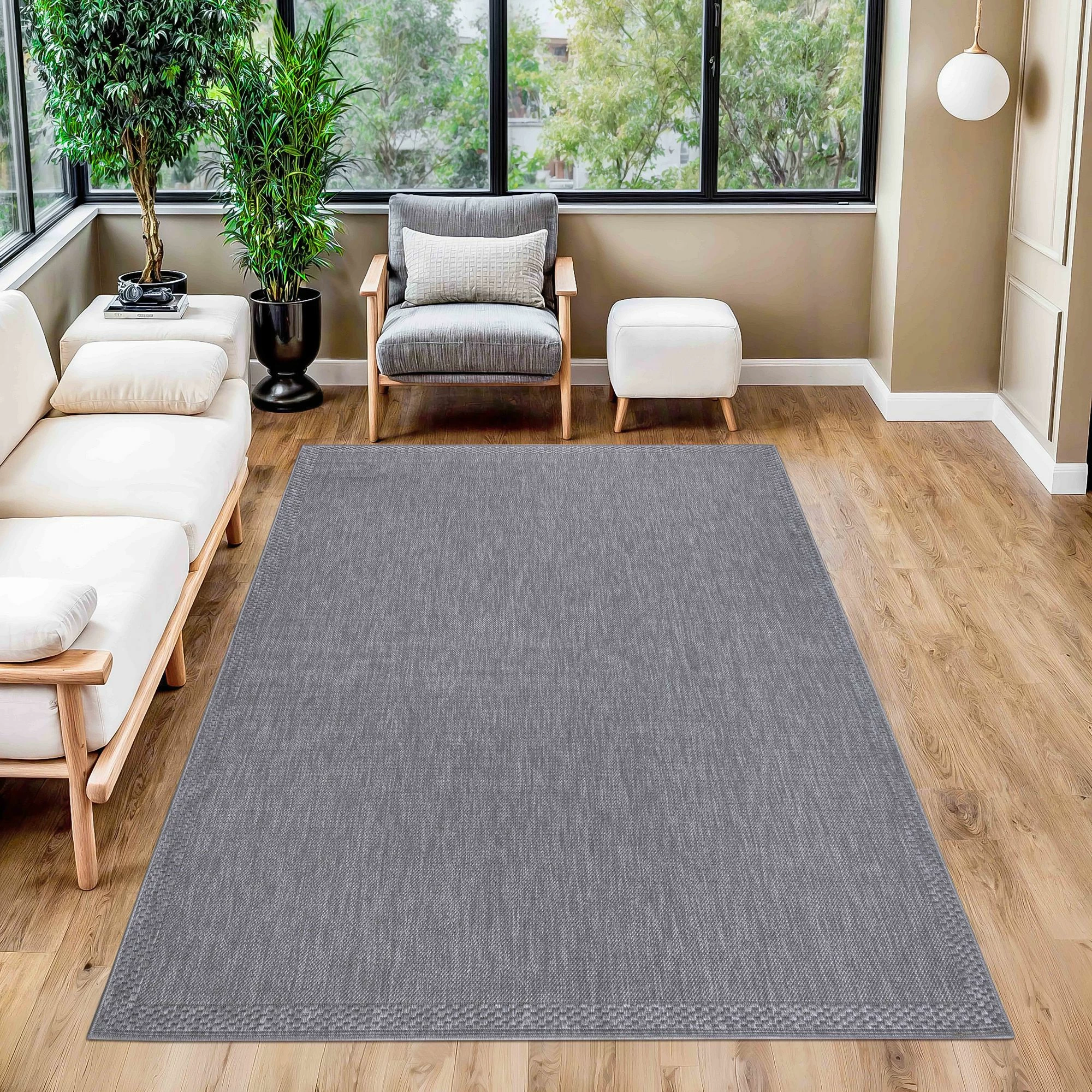 Qilim Conceptum Hypnose, ngjyrë gri, 100x300cm