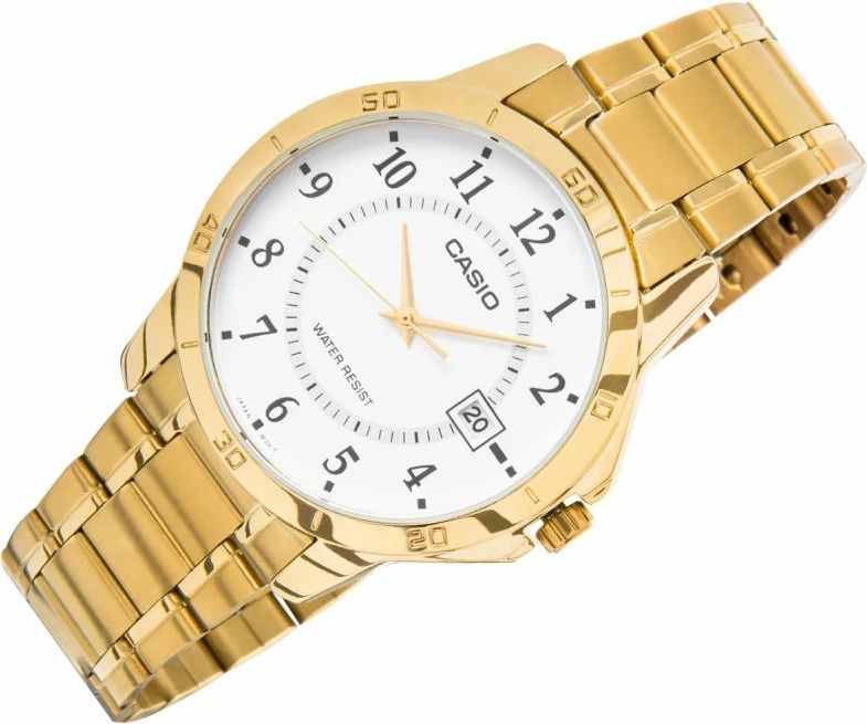 Orë dore për meshkuj CASIO, të arta