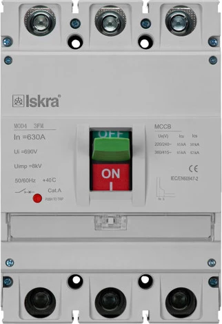 AES Iskra 3P 630A – Siguresë automatike MCCB