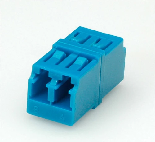 Adapter fibër optike ROLINE LC Duplex Single-Mode, 2x LC-2x LC, blu