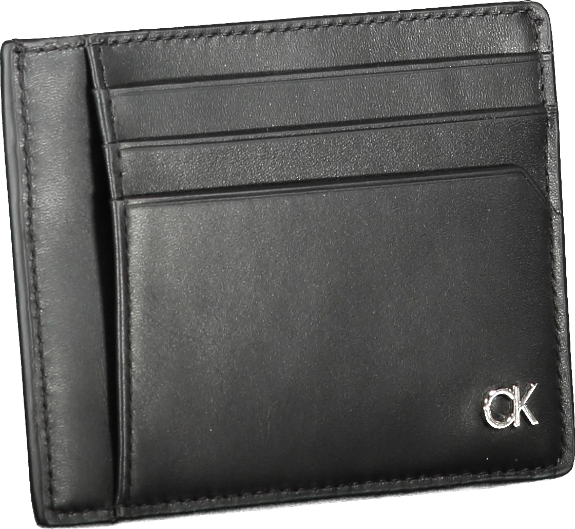 Portofol për meshkuj CALVIN KLEIN, i zi