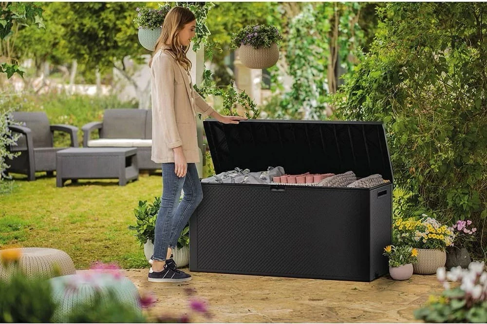 Kuti magazinimi KETER 249722, 270L, drejtkëndëshe, grafit
