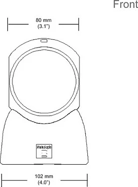 Skaner barkodësh Honeywell Orbit 7120 USB, bezhë