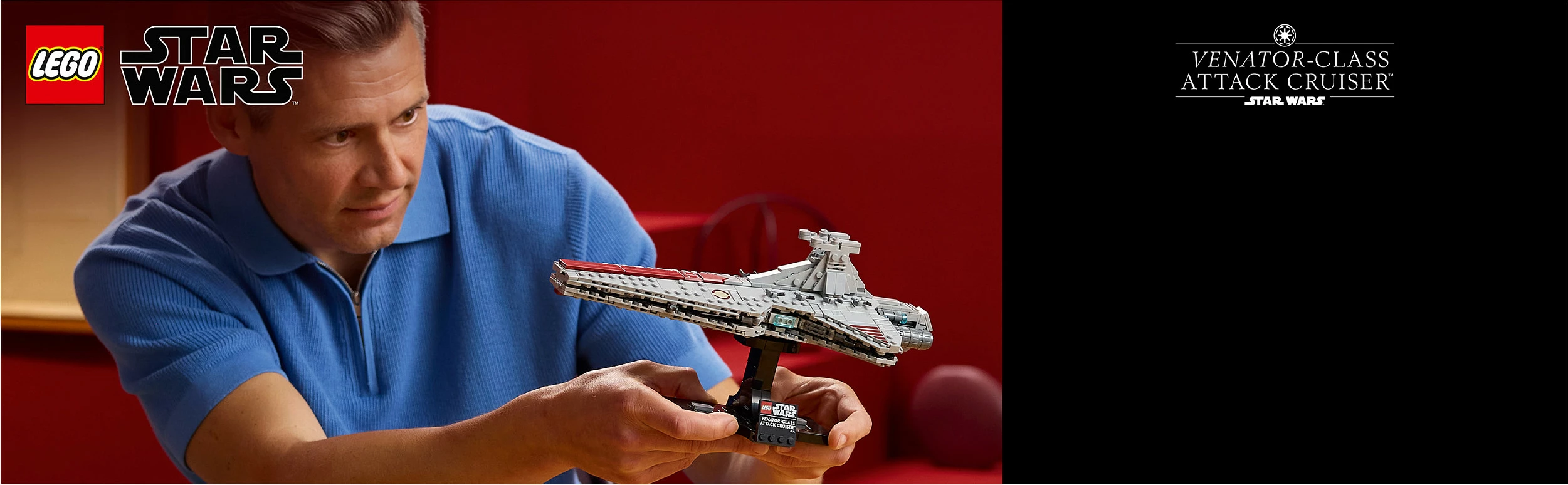 Set ndërtimi LEGO Star Wars Venator-Class Attack Cruiser 75441, 643 pjesë, 18+, shumëngjyrësh