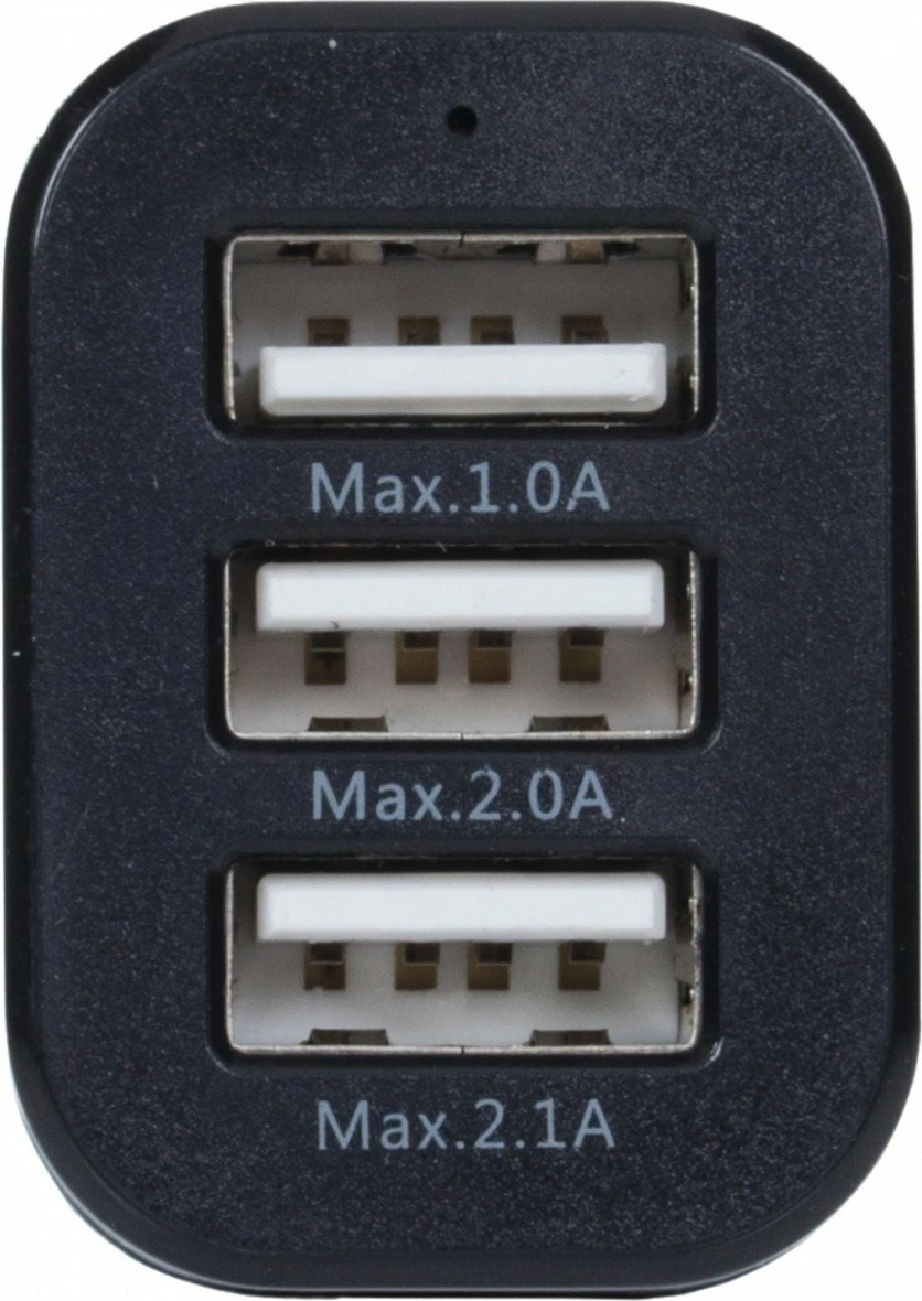 Karikues veture TechniSat CarCharger Triple USB CE (76-4942-00), 3x USB 2.0, 5V/3A, i zi