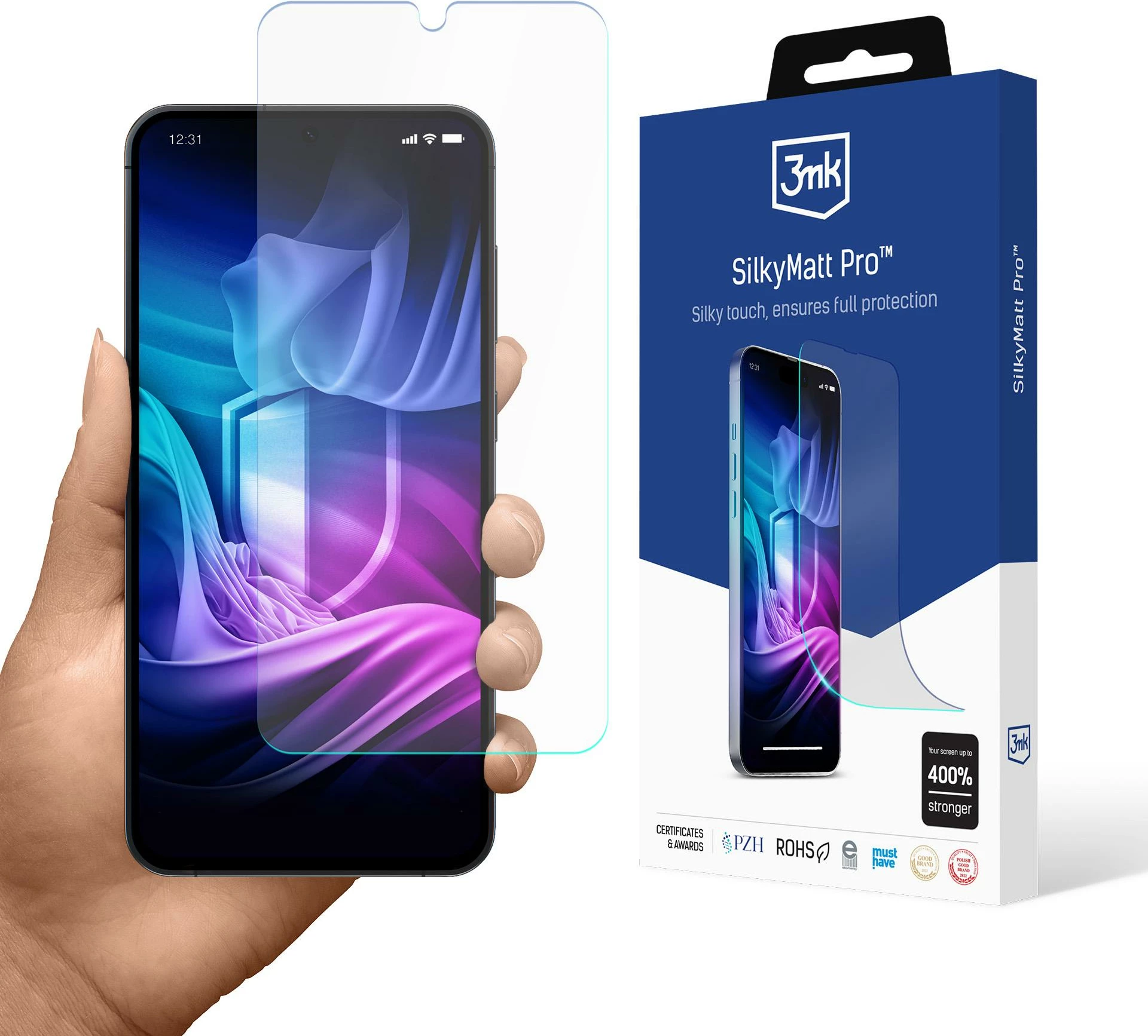 Folie mbrojtëse mat 3mk Silky Matt Pro për Samsung Galaxy S25+