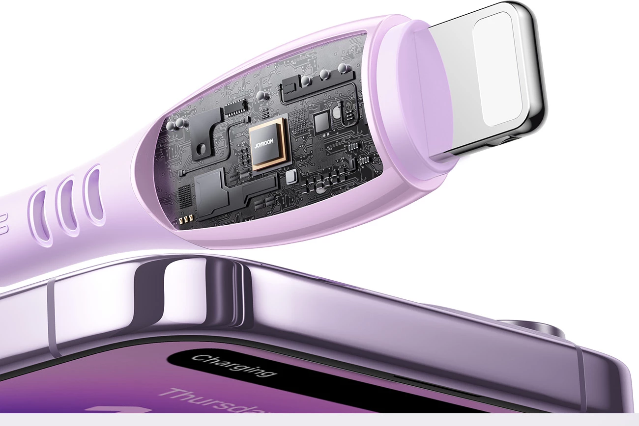 Kabllo Joyroom S-A59 Vibrant Series USB-C në Lightning 1.2 m 30W, vjollcë