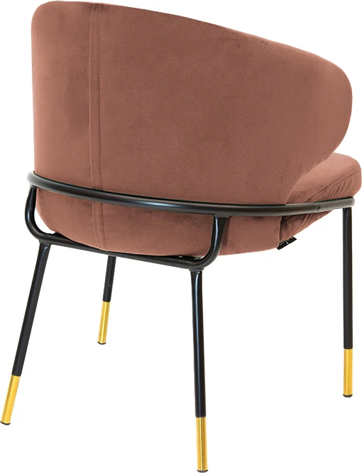 Karrige Nalu kadife mollë e kalbur-këmbë të arta