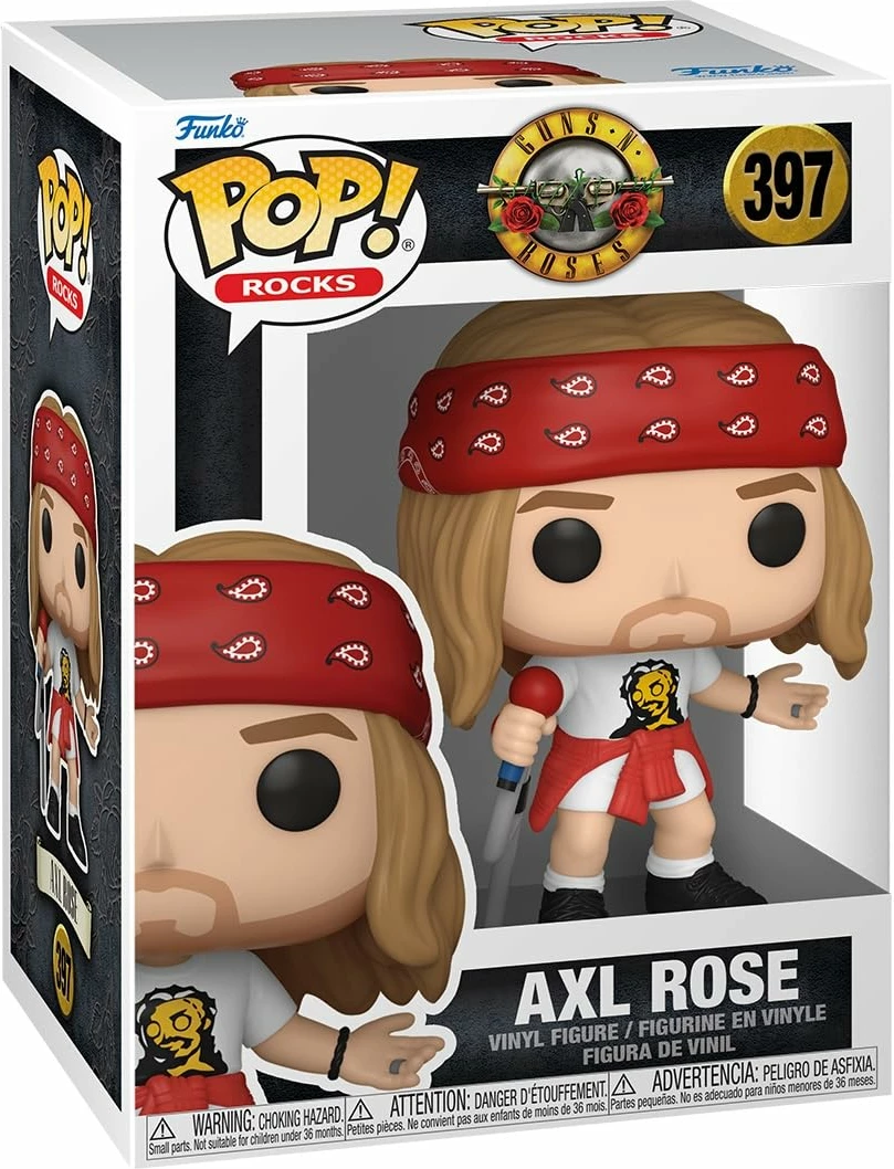 Figurinë vinili Funko POP! Rocks Guns N' Roses Axl Rose (1992) me Chase