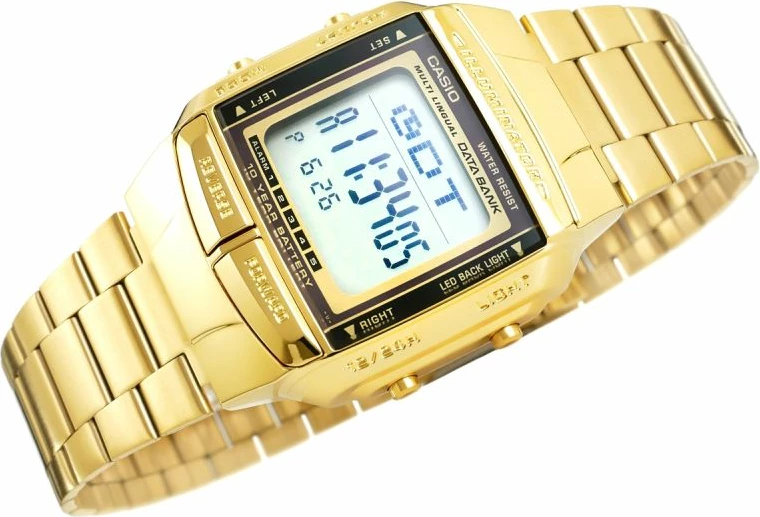 Orë dore për meshkuj Casio, ari