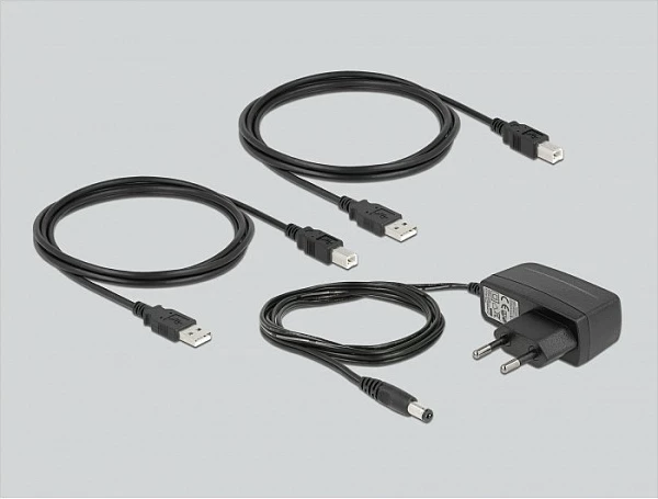 USB Switch DeLOCK 11492, 2x USB 2.0 pajisje për 2 PC, 0.48 Gbit/s, i zi