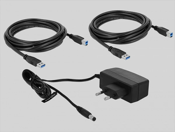 Switch USB Matrix DeLOCK 87736, 5 Gbit/s, 2x2, metal