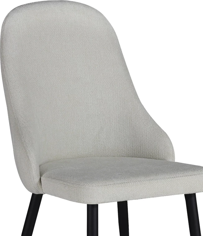 Karrige Remis, krem, këmbë metalike, 49x61x91cm