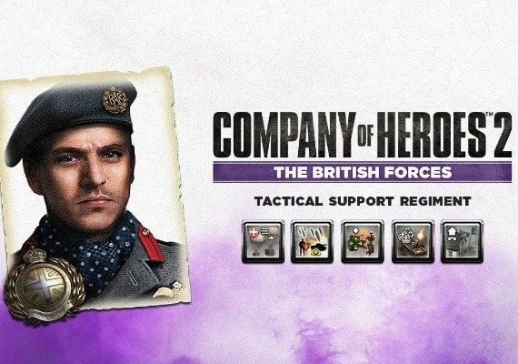 Company of Heroes 2: British Commander - Tactical Support Regiment DLC EN/DE/FR/IT/PL/CS/RU/ES Global