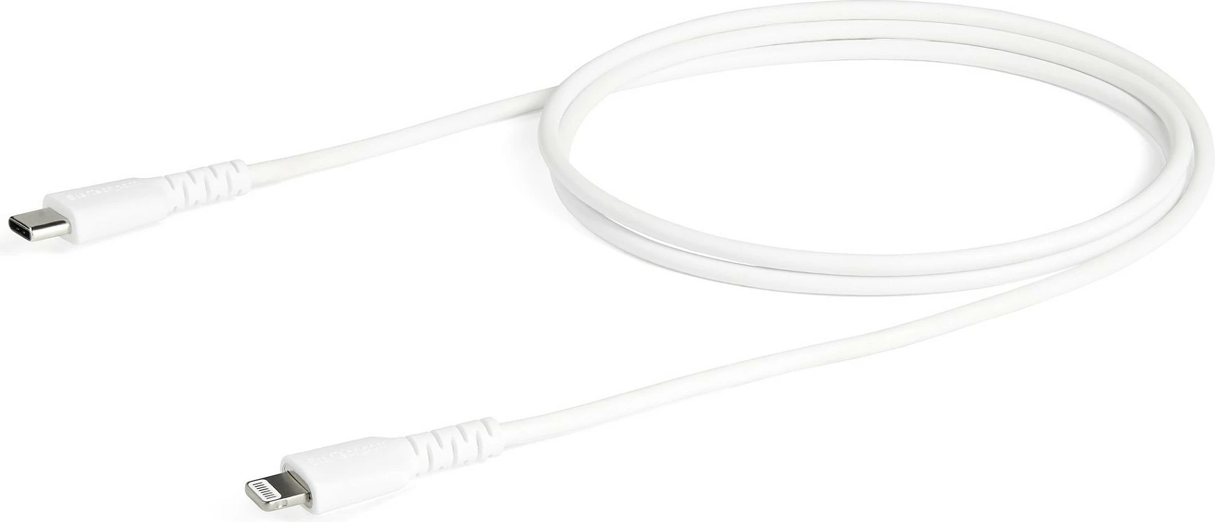 Kabllo USB-C në Lightning StarTech RUSBCLTMM1MW, 1m, MFi Certified, e bardhë