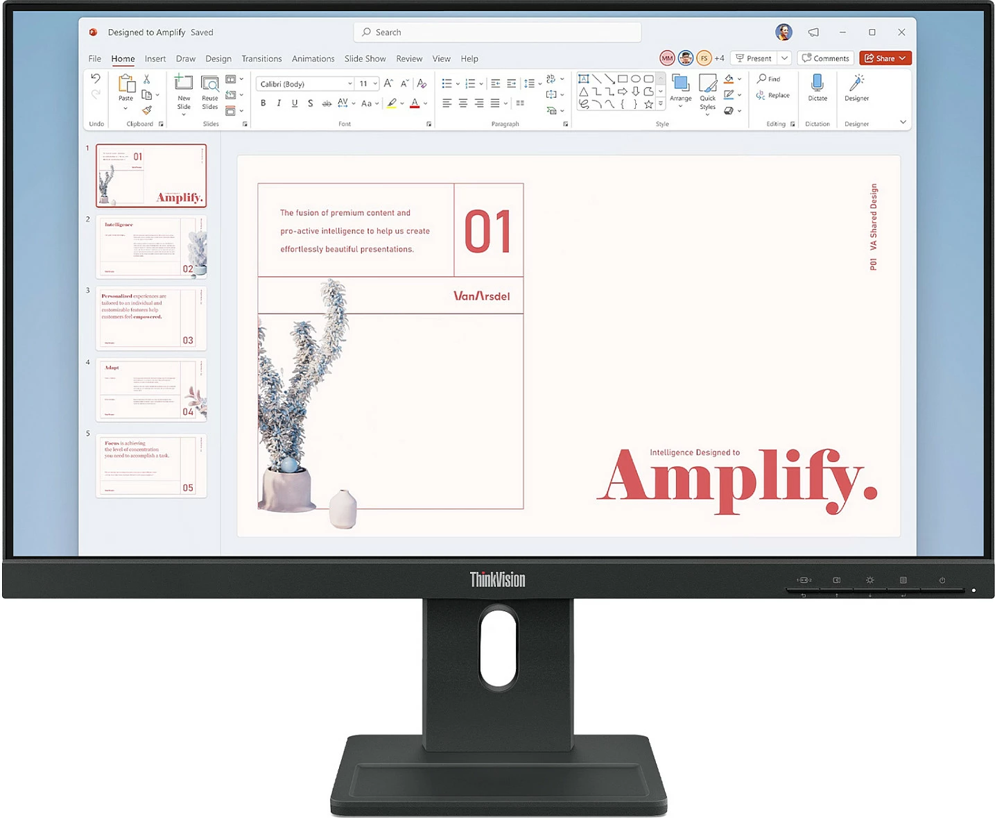 Monitor Lenovo ThinkVision E24-40, 23.8", FHD, 100Hz, Anti-Glare, Altoparlantë të integrum, i zi