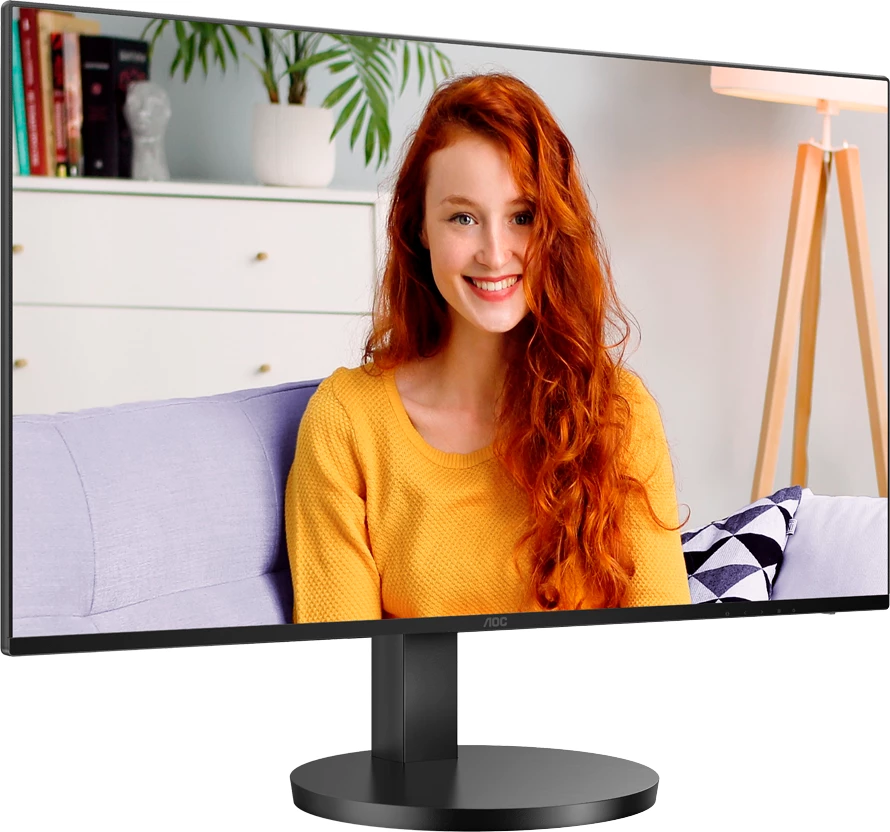 Monitor AOC 27B3CF2 27" FHD IPS 100Hz USB-C PD 65W Adaptive Sync me altoparlantë, i zi