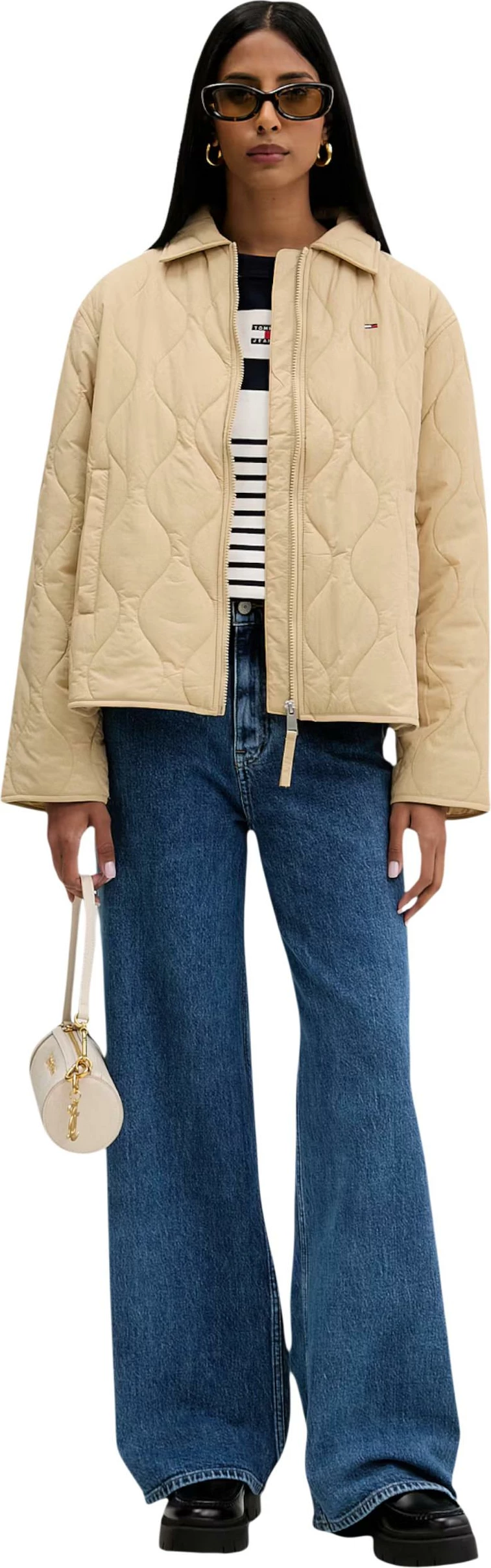 Xhinse për femra Tommy Hilfiger Jeans Claire HR Wide BJ413, denim [Madhësia: 26/32]