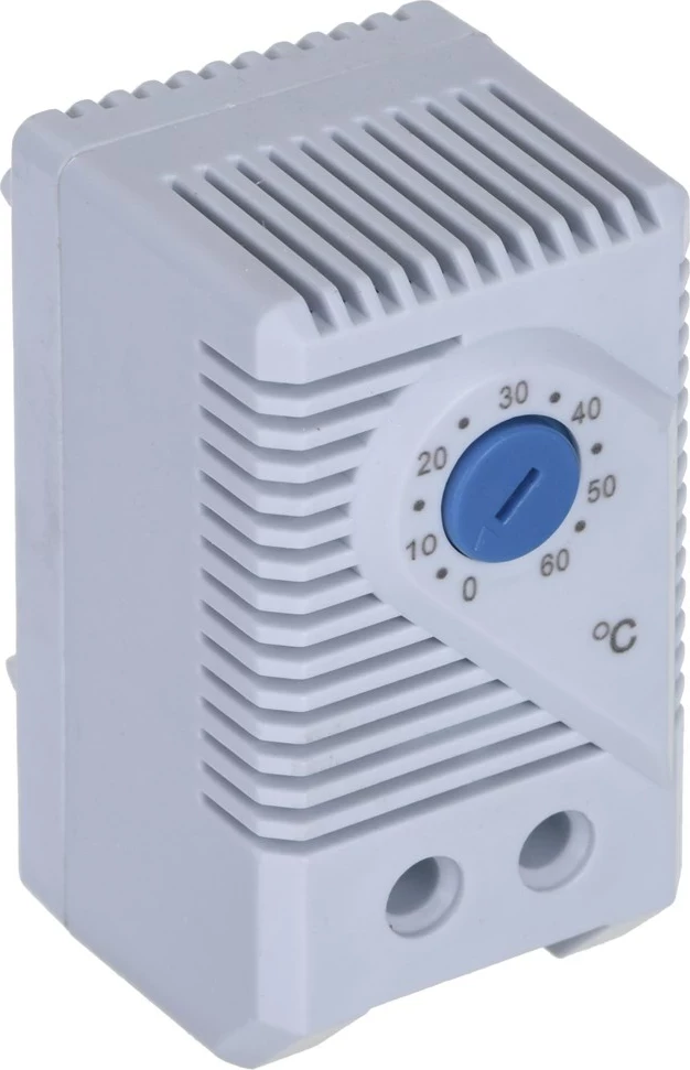 Termostat ALANTEC KTS, kontroll rrotullues, plastikë, gri