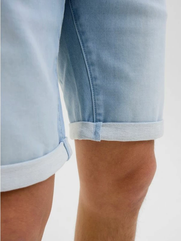 Shorce për meshkuj Jack&Jones JJIRICK JJICON IK SHORTS GE 118 SN 12269609, denim të kaltër [Madhësia: M]