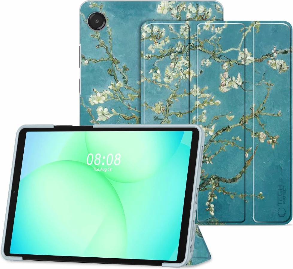 Mbështjellës për tablet Tech-Protect SmartCase për Samsung Galaxy Tab A9+ / A11+ Plus 11.0 (X210/X215/X216/X230/X235/X236), blu/bardhë, 1 copë
