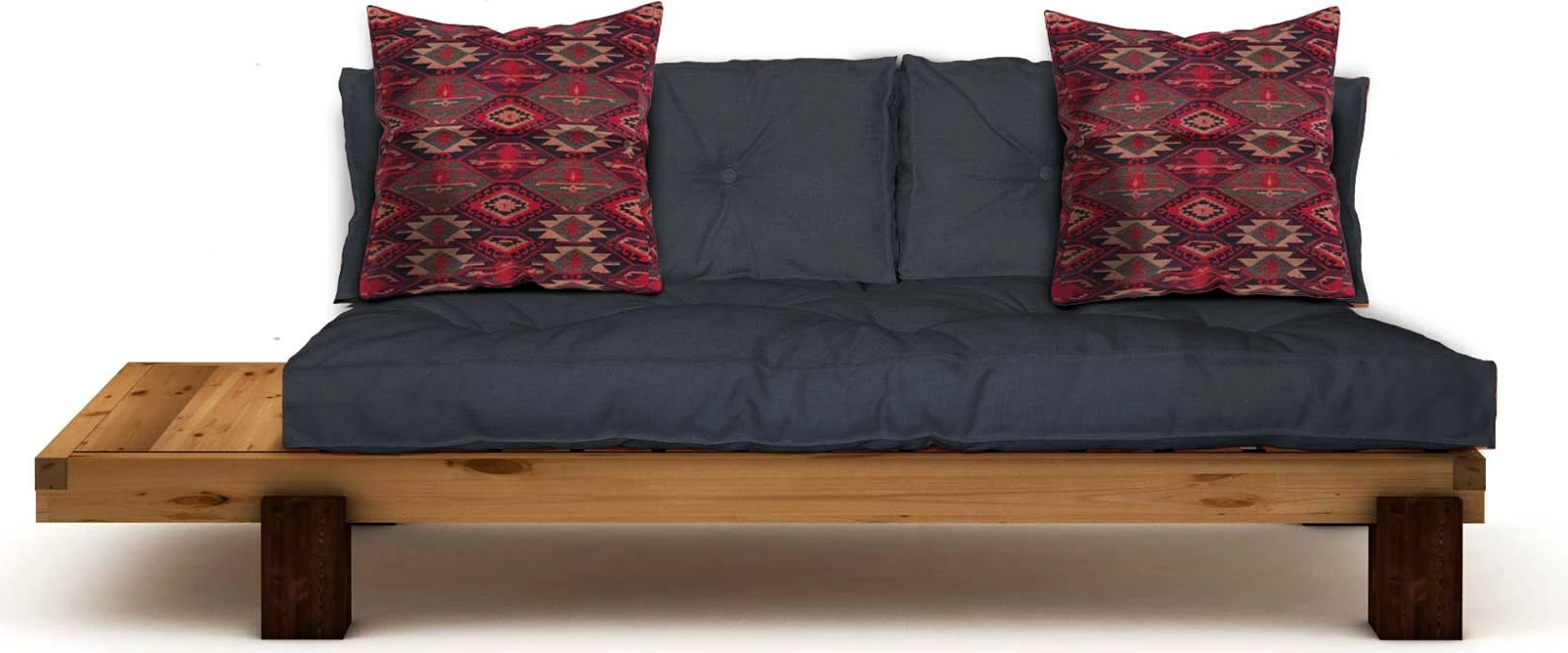 Lounger Atelier del Sofa, ngjyrë teak dhe antracit, CPT8375-200
