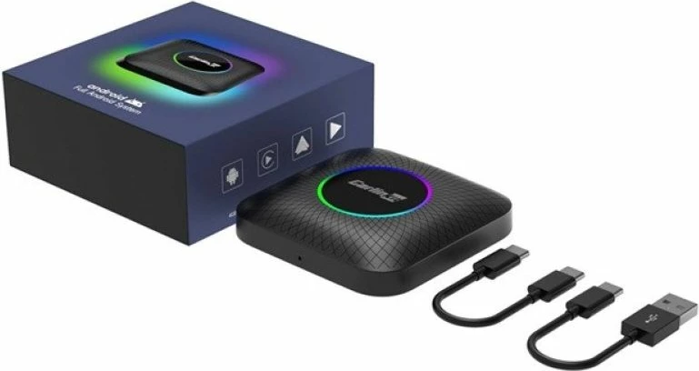 Adapter për makinë CARLINKIT TBOX Ambient 8GB/128GB, i zi