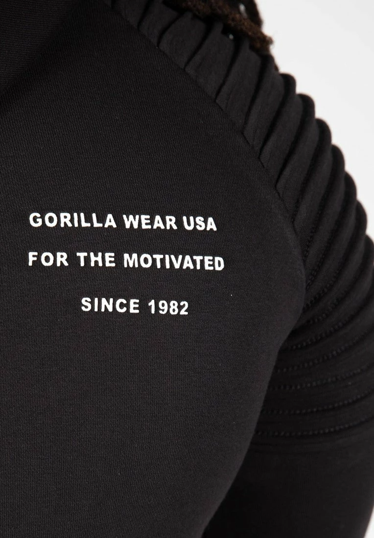 Delta Zipped Hoodie - Black [Madhësia: M]