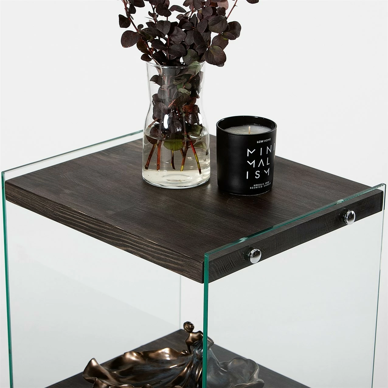 Raft librash Hanah Home, Aqua 2, ngjyrë antracit