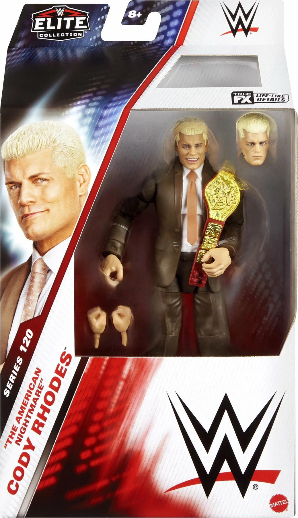 Figurinë aksioni Mattel WWE Elite Collection "The American" JCJ31, 15 cm, me aksesorë