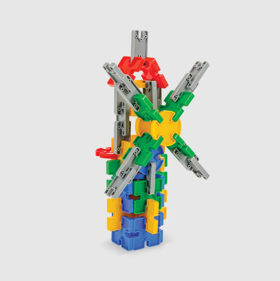 Set lodër për fëmijë Pilsan Building Blocks, 128 pjesë