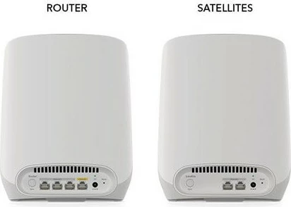 Sistem mesh NETGEAR Orbi RBK762S, Wi-Fi 6, Bardhë