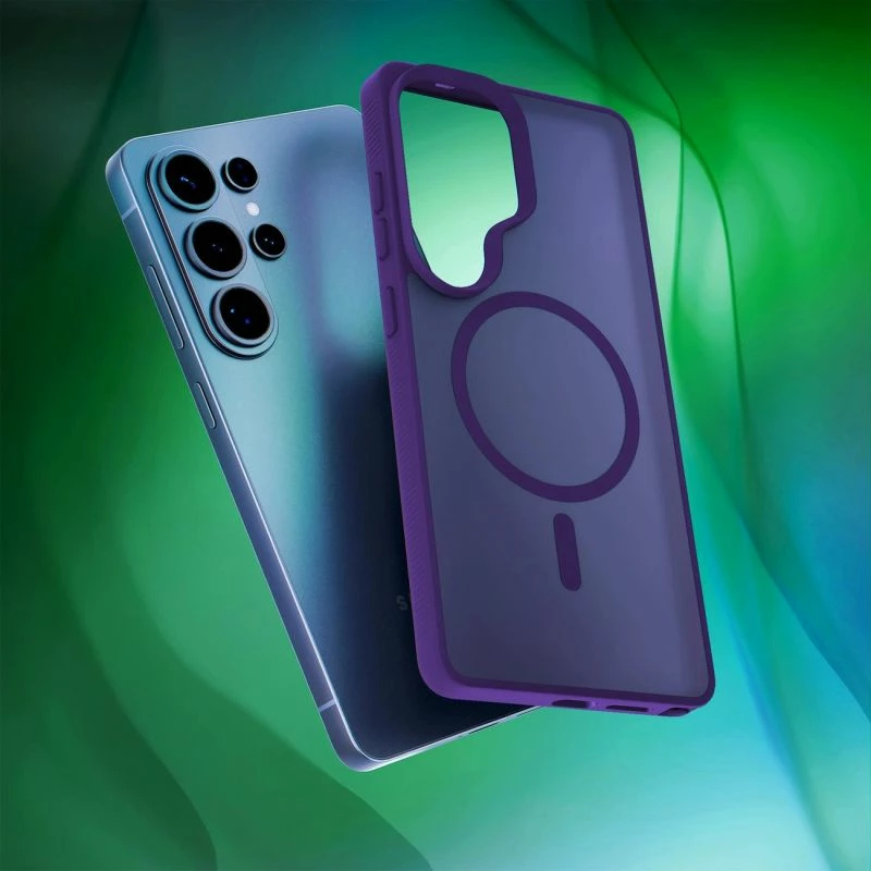 Maskë telefoni 3mk Smoke MagCase Samsung Galaxy S26 Ultra, vjollcë