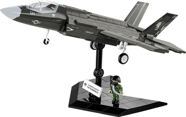 Set ndërtimi aeroplan F-35B Lightning II, Cobi Klocki, 614 pjesë, gri