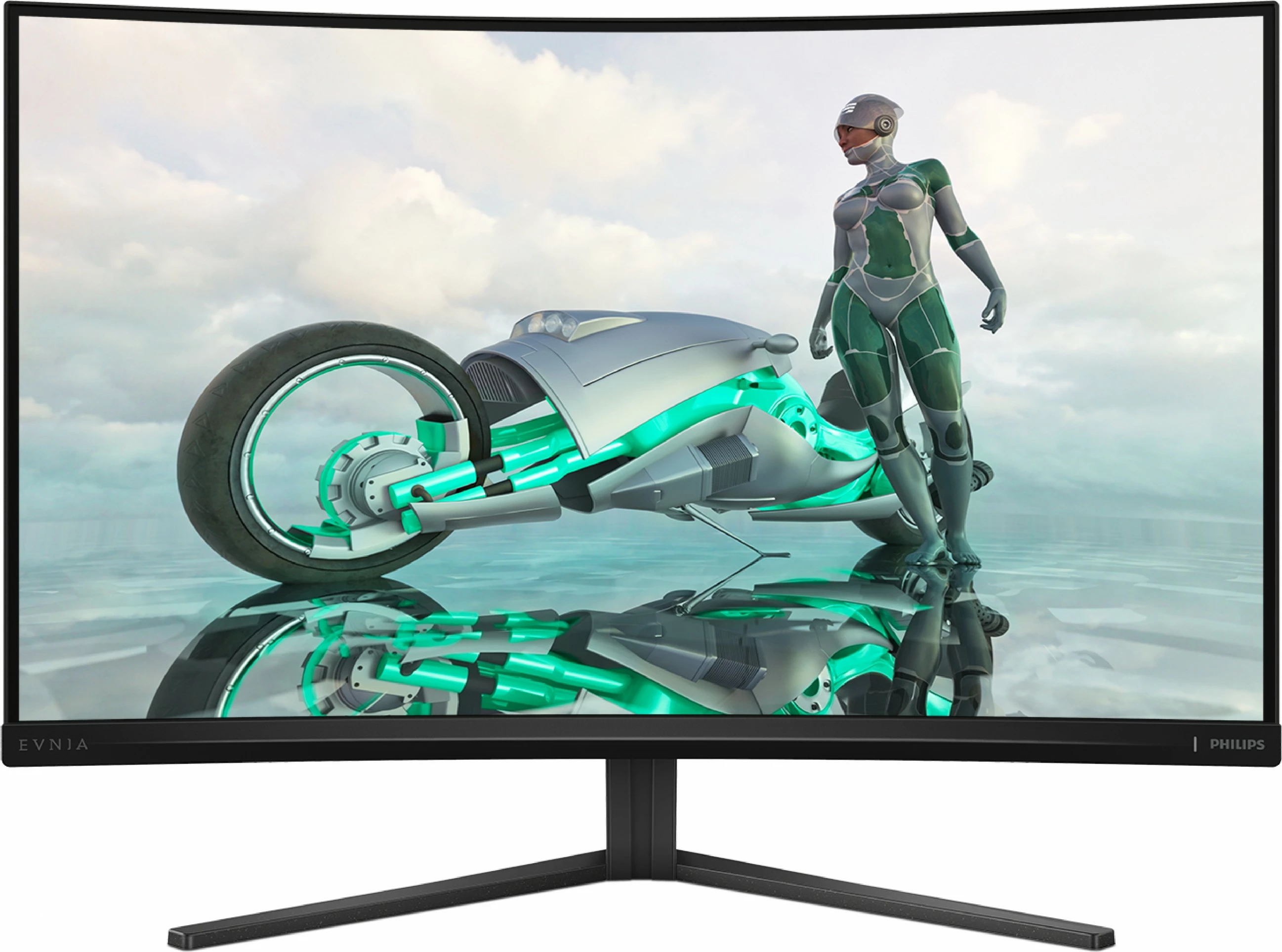Monitor Philips 32M2C3500L, 32 inç, QHD, 180Hz, Curved, gri