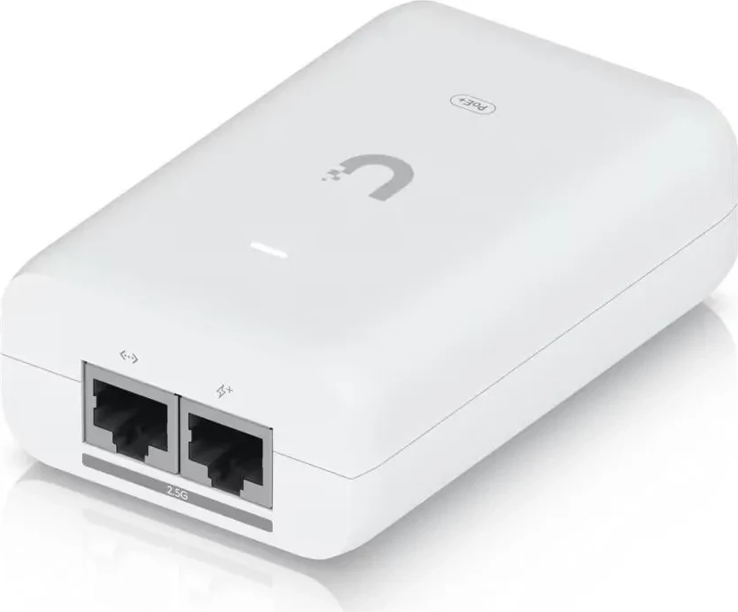 PoE+ adapter Ubiquiti UACC-PoE+-2.5G, 2.5Gbps, bardhë