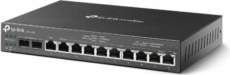 Ruter VPN Gigabit TP-LINK Omada ER7212PC, 3-në-1, 12 porte, PoE 110W, i zi