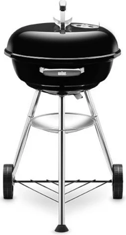 grill qymyri, Weber, Compact Kettle 47 cm, 1221004, e zezë