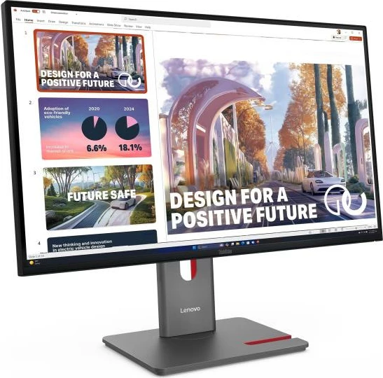 Monitor Lenovo ThinkVision P27QD-40 (64B3GAT2EU) 27", TFT/LCD, funksion kalibrimi, zi/ari