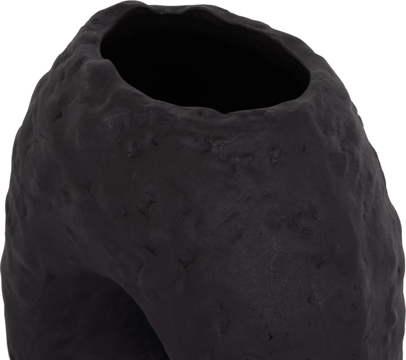 Vazo dekorative tavoline NAMENTIS, terrakotë, ngjyrë e zezë, FH4673.01L, 26.5x16x36.5cm