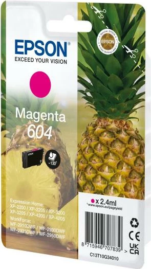 Kartrixh boje, Epson, 604 C13T10G34010, 2.4 ml, magenta