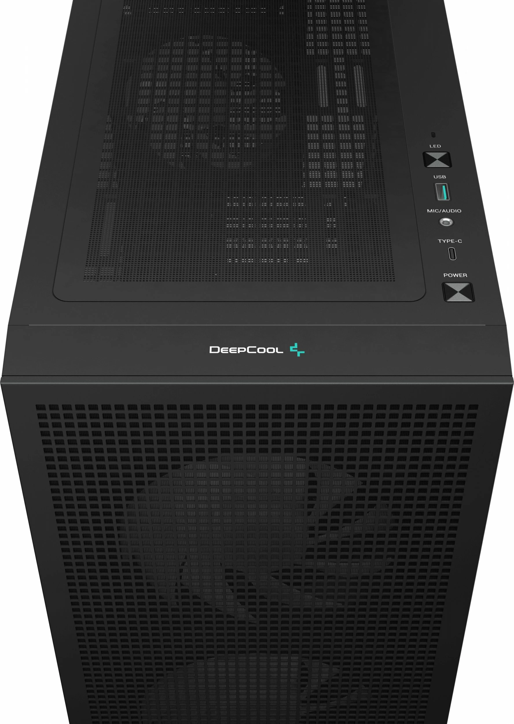 Kasë Deepcool CH360 Digital ARGB Mini Tower uATX/Mini-ITX, USB-C, e zezë (R-CH360-BKAPE3D-G-1)