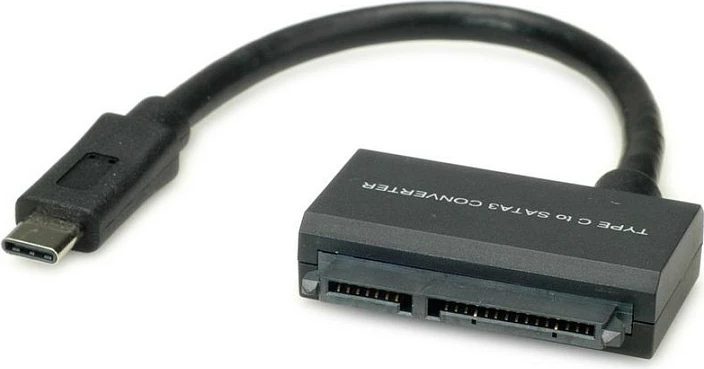Adapter VALUE USB 3.2 Gen 1 në SATA 6Gb/s, 1m, Plug & Play, i zi